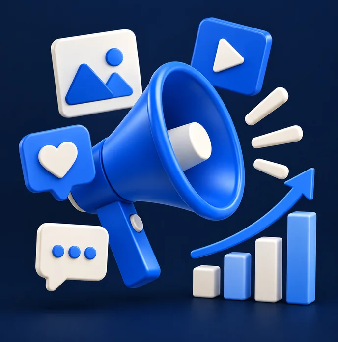 Digital marketing illustration